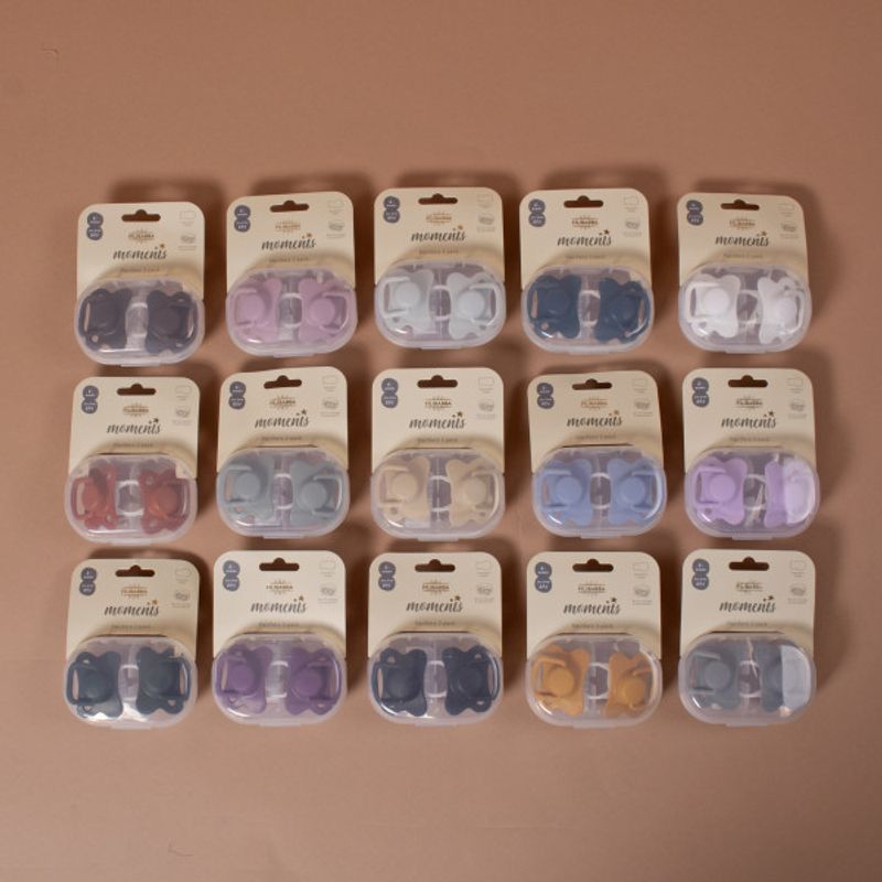 Filibabba 2-pakke Smokker 0-6 mndr., Dusty Rose