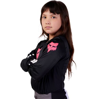 Maillot cross Fox YOUTH GIRLS BLACKOUT - Noir