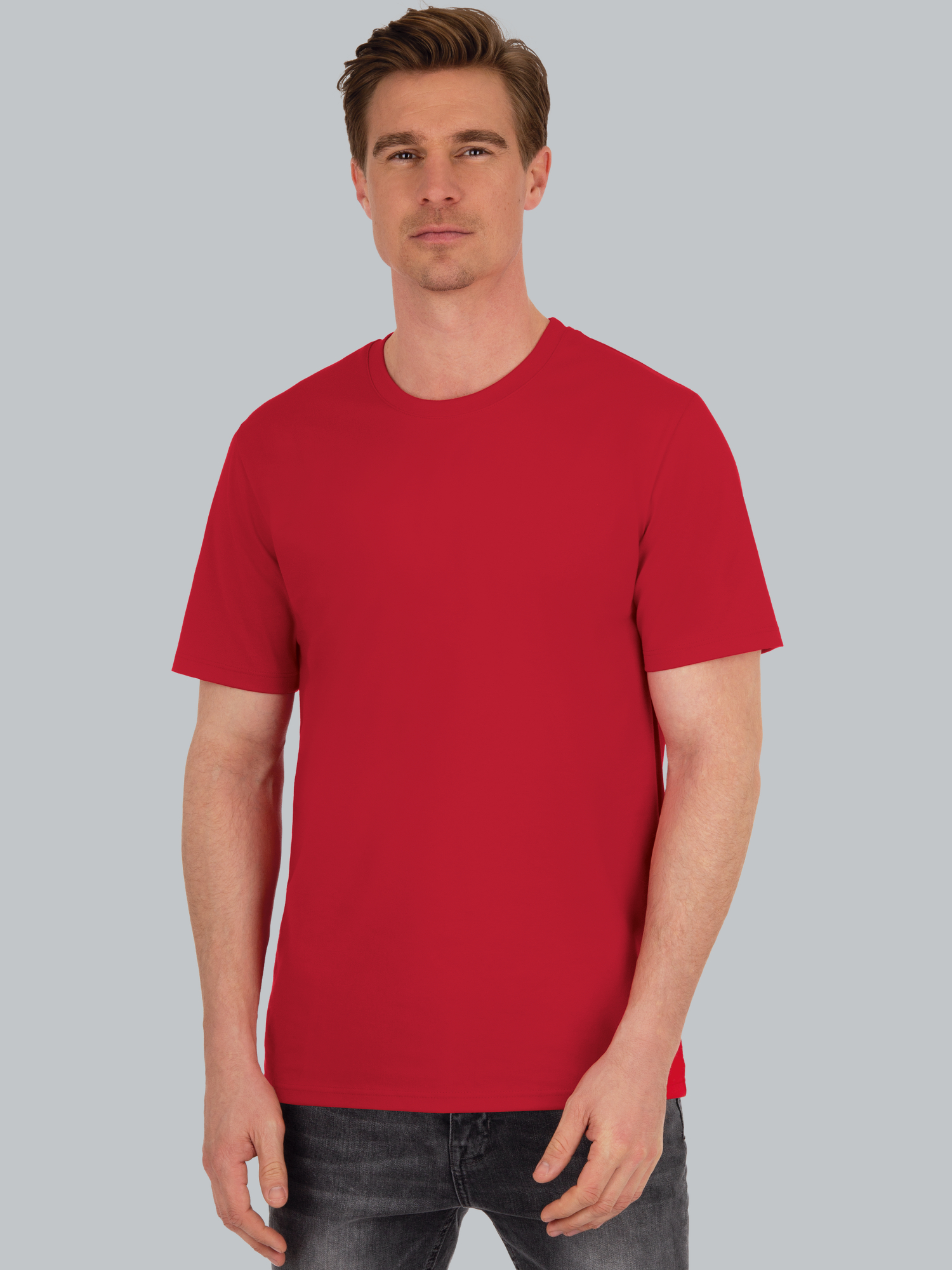 T-Shirt DELUXE Baumwolle Kirsch