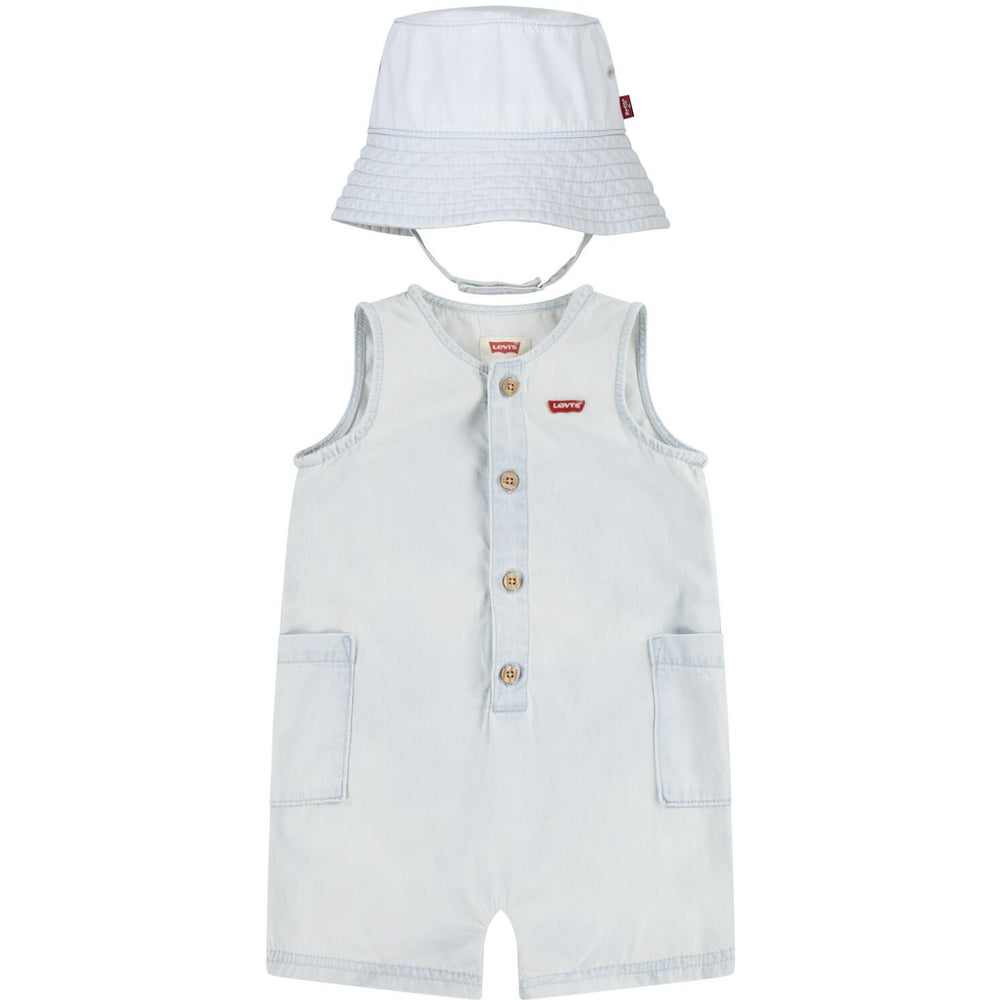 Køb Levi's Blankcanvas Lvb Denim Romper & Spand Hue