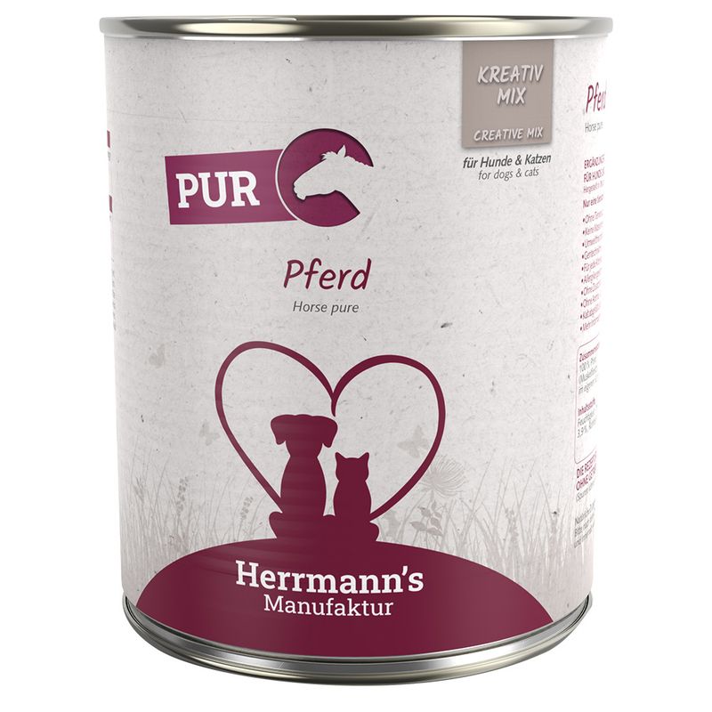 Lot Herrmann's Pure Viande Bio 12 x 800 g