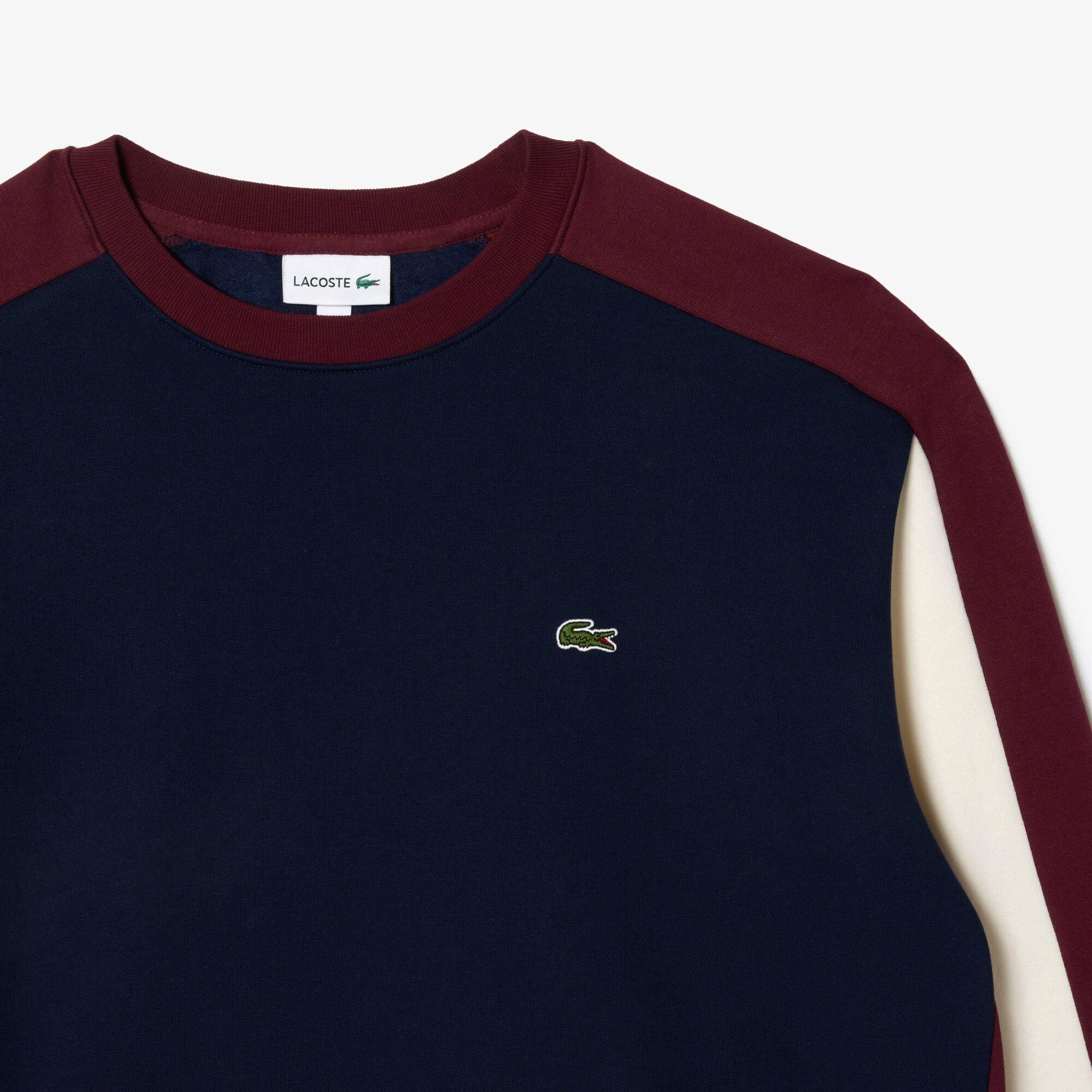 Lacoste Colour Block Crew Neck Sweatshirt