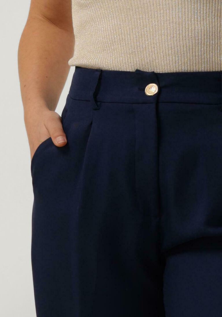 ACCESS blauwe access wijde broek pants wide-leg
