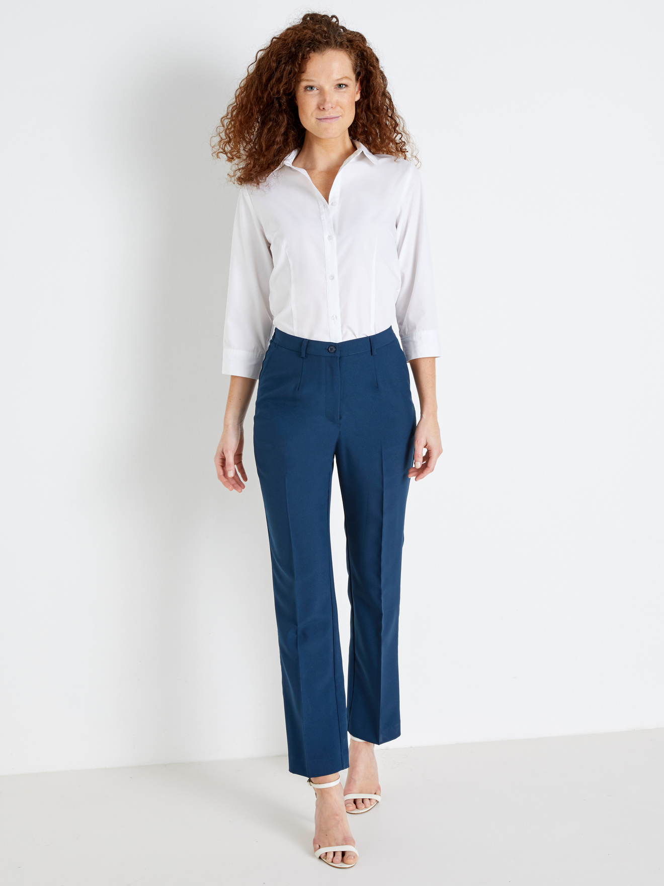 Pantalon uni vous mesurez + d'1,60m