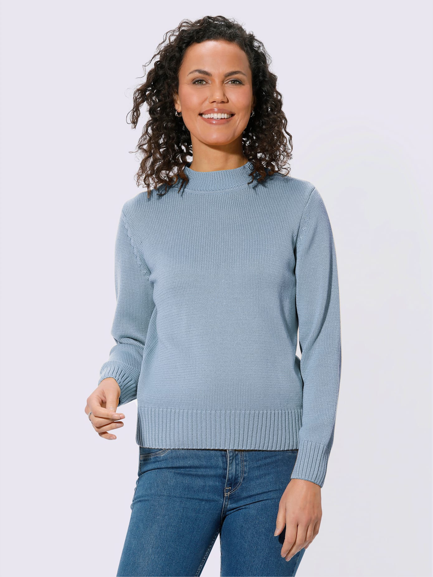 Pull femme col tortue finitions côtelés
