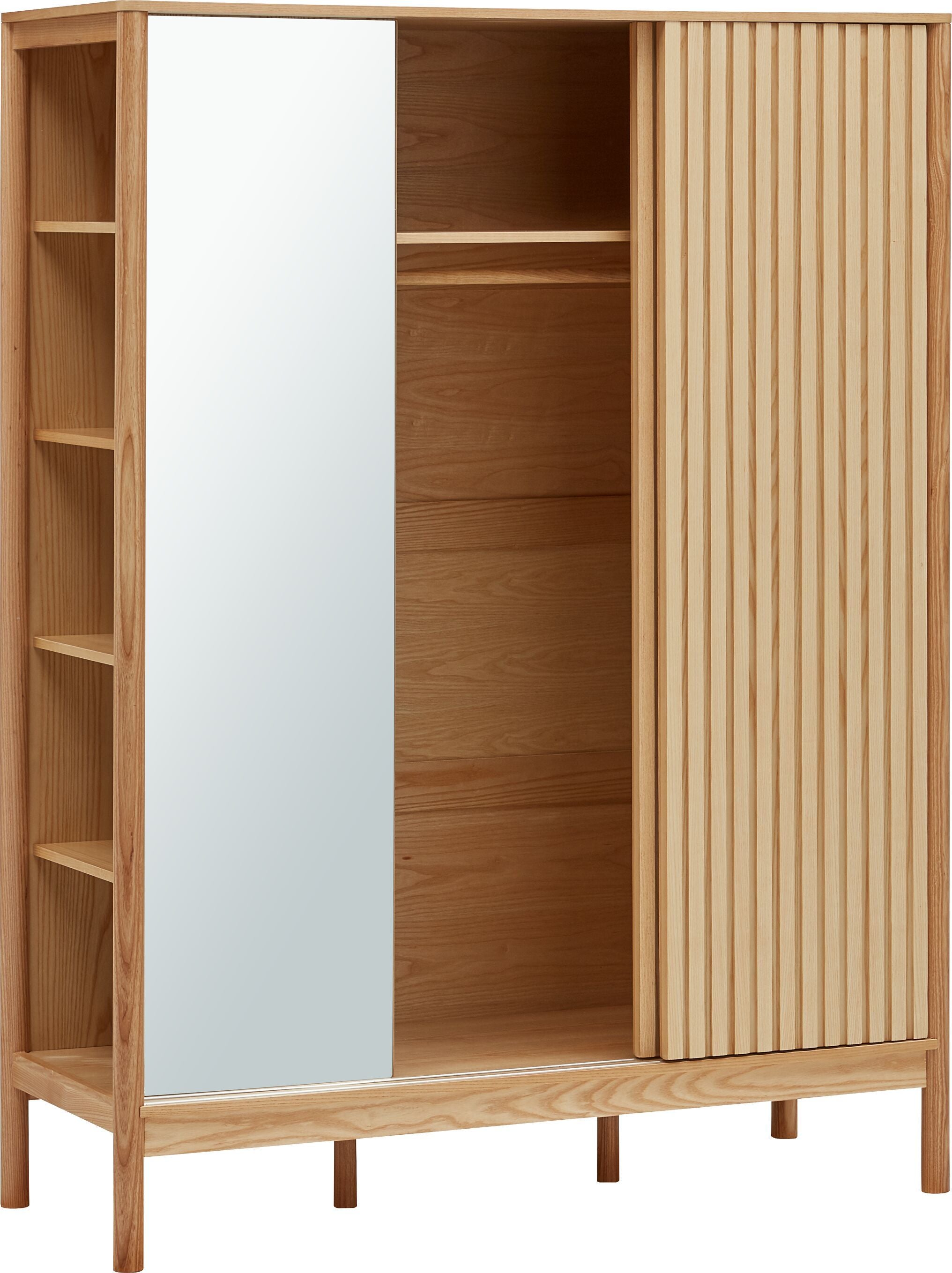 FRANCOISE Schrank - Esche / B: 135.0 cm x T: 55.0 cm x H: 180.0 cm