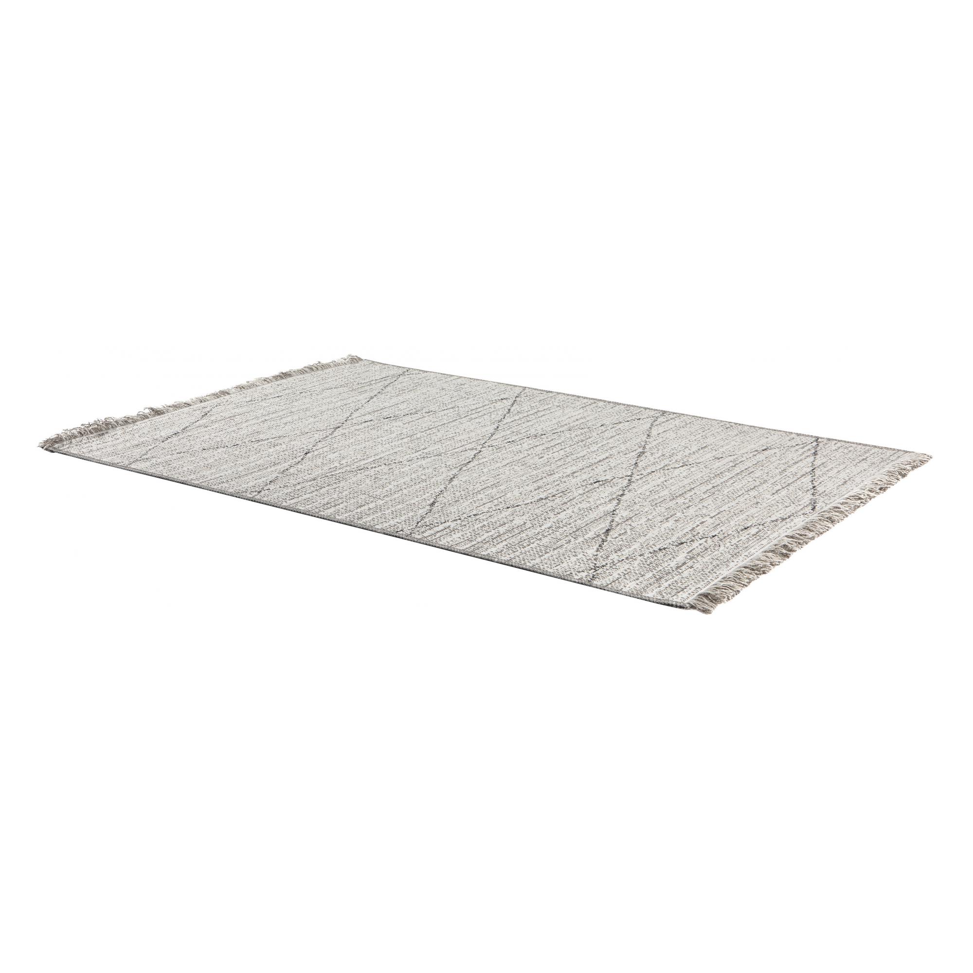 Tapis tweed outdoor neige 120 x 170 cm