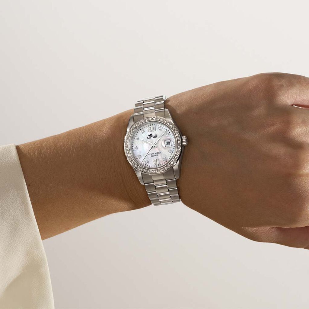 Montre Lotus Freedom Collection Nacre Blanche
