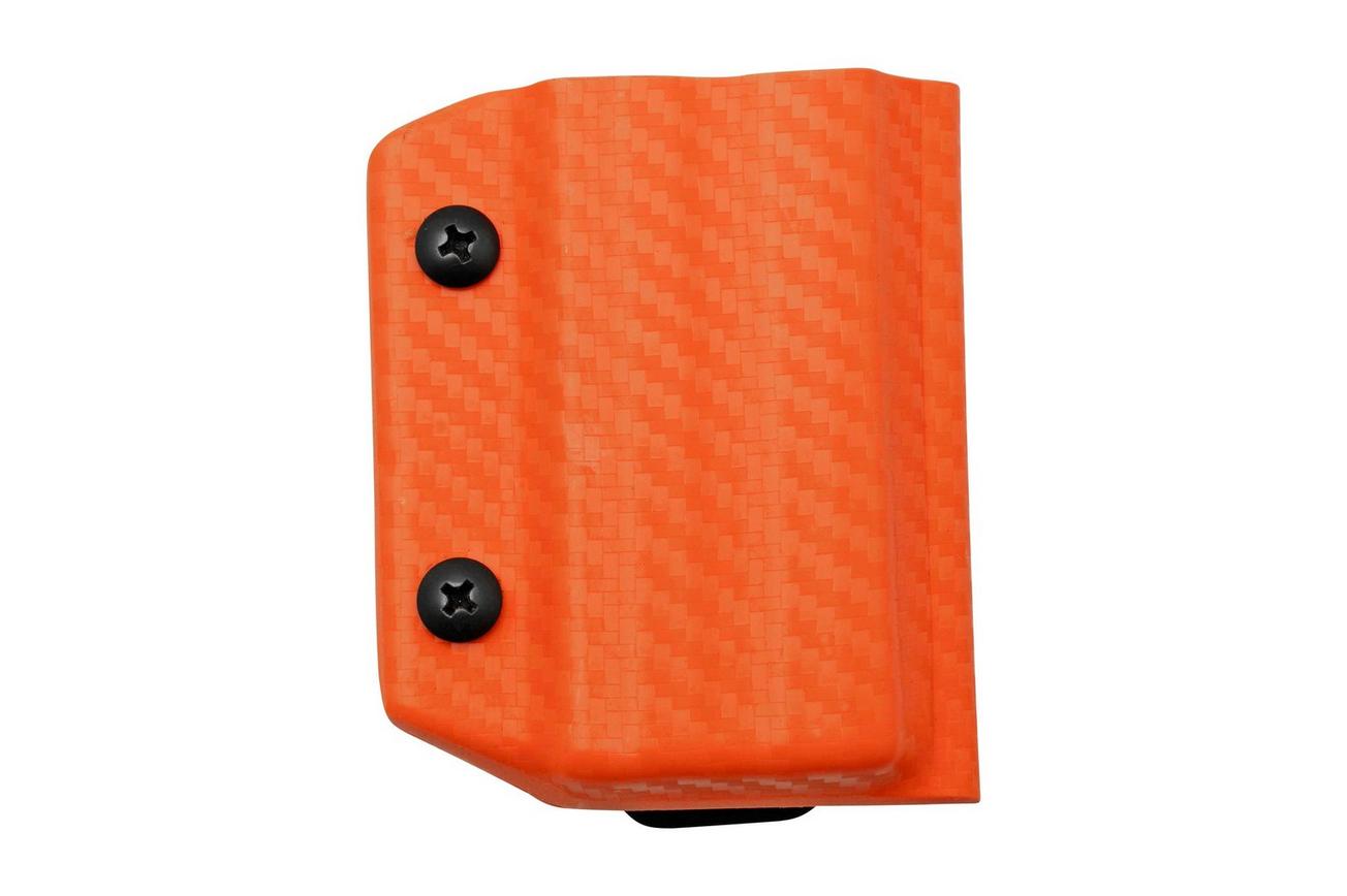 Clip And Carry Kydex Sheath SOG Powerlock, Carbon Fiber Orange SPWRLK-CF-ORNG riemholster