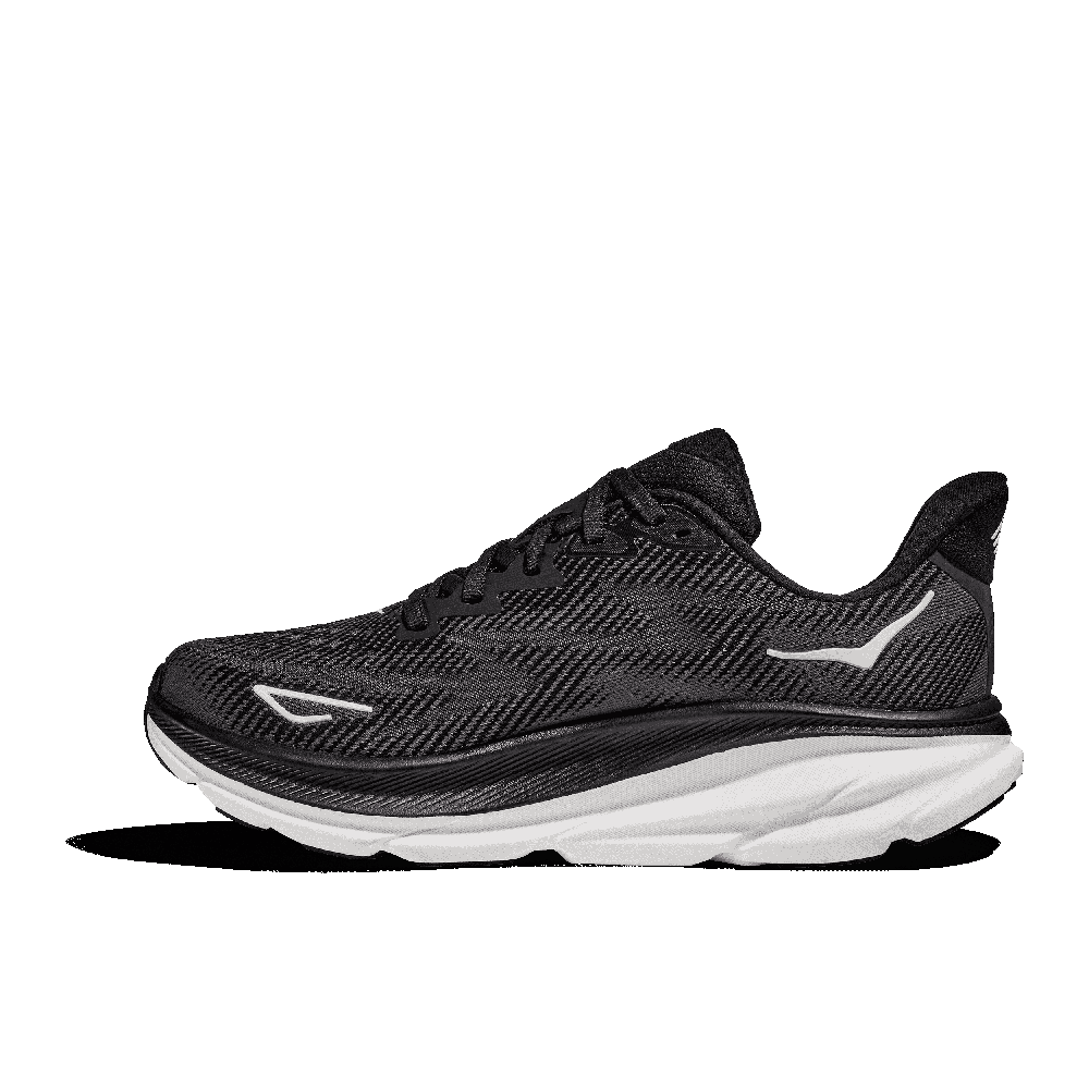 hoka clifton 9 loebesko herre 38 1127895 black white
