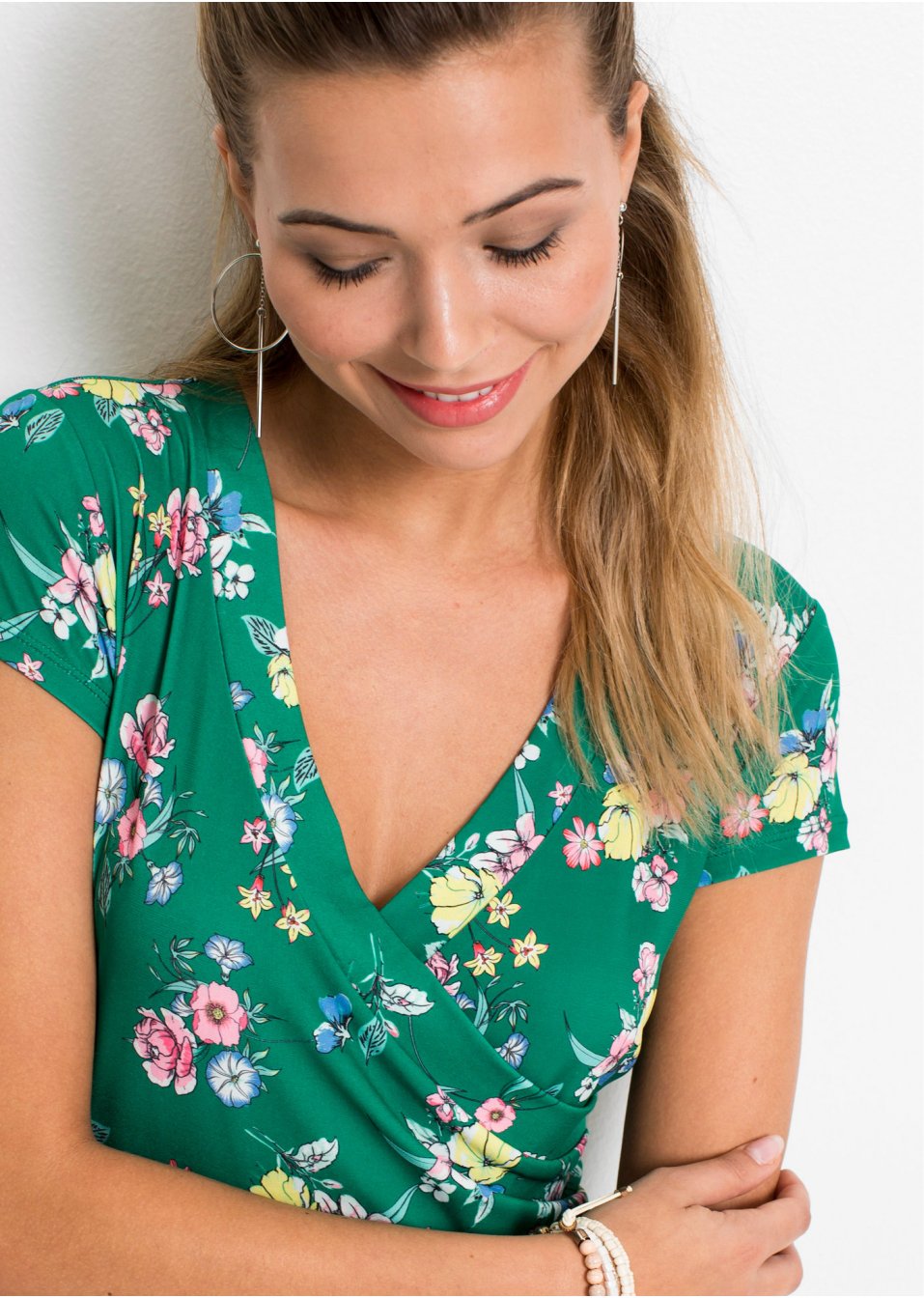 Robe longue style portefeuille