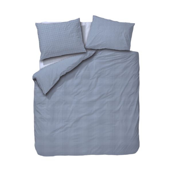 Town & Country Gingham Dekbedovertrek - 140 x 220 cm - Old Blue