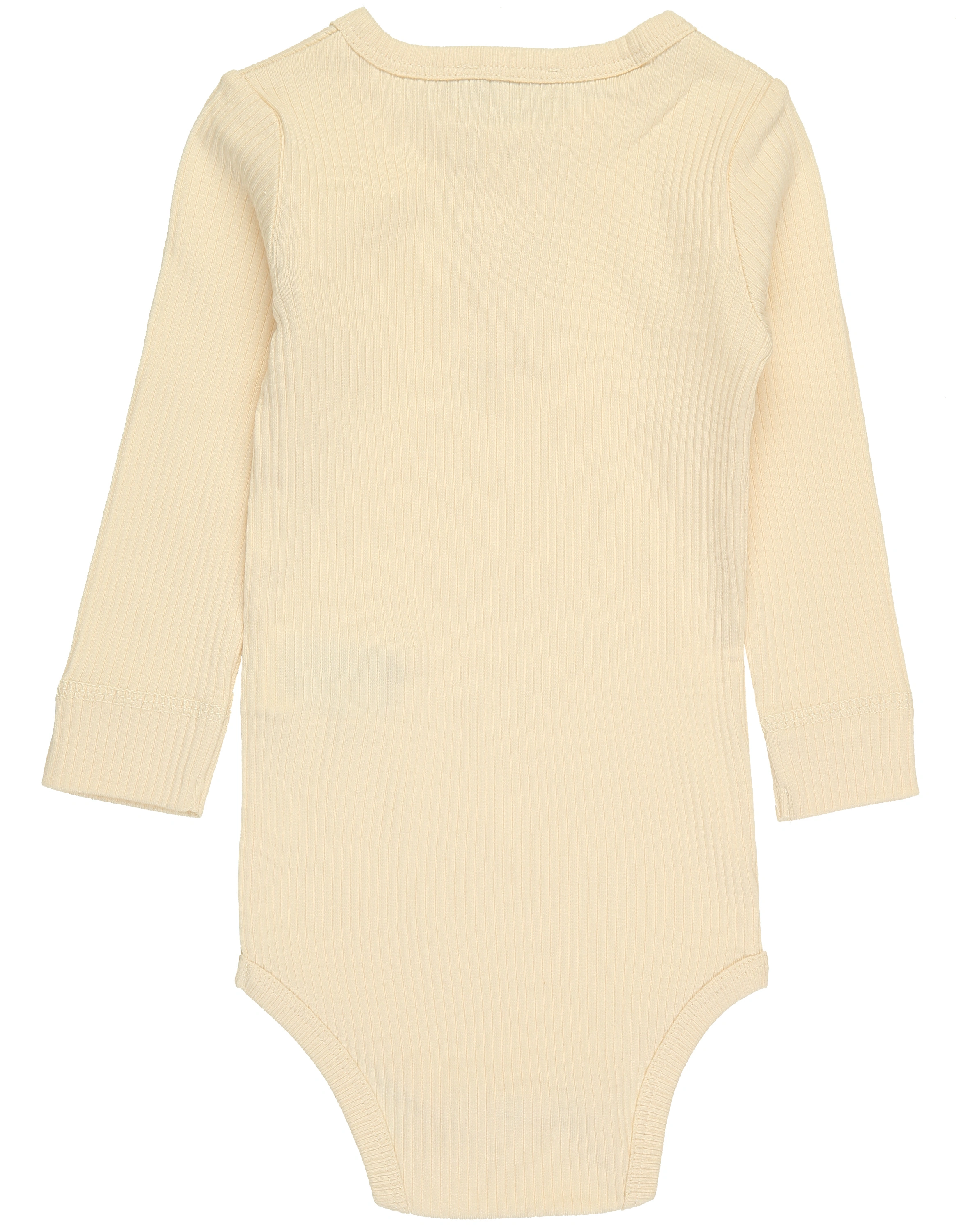 Langarmbody HENLEY in offwhite