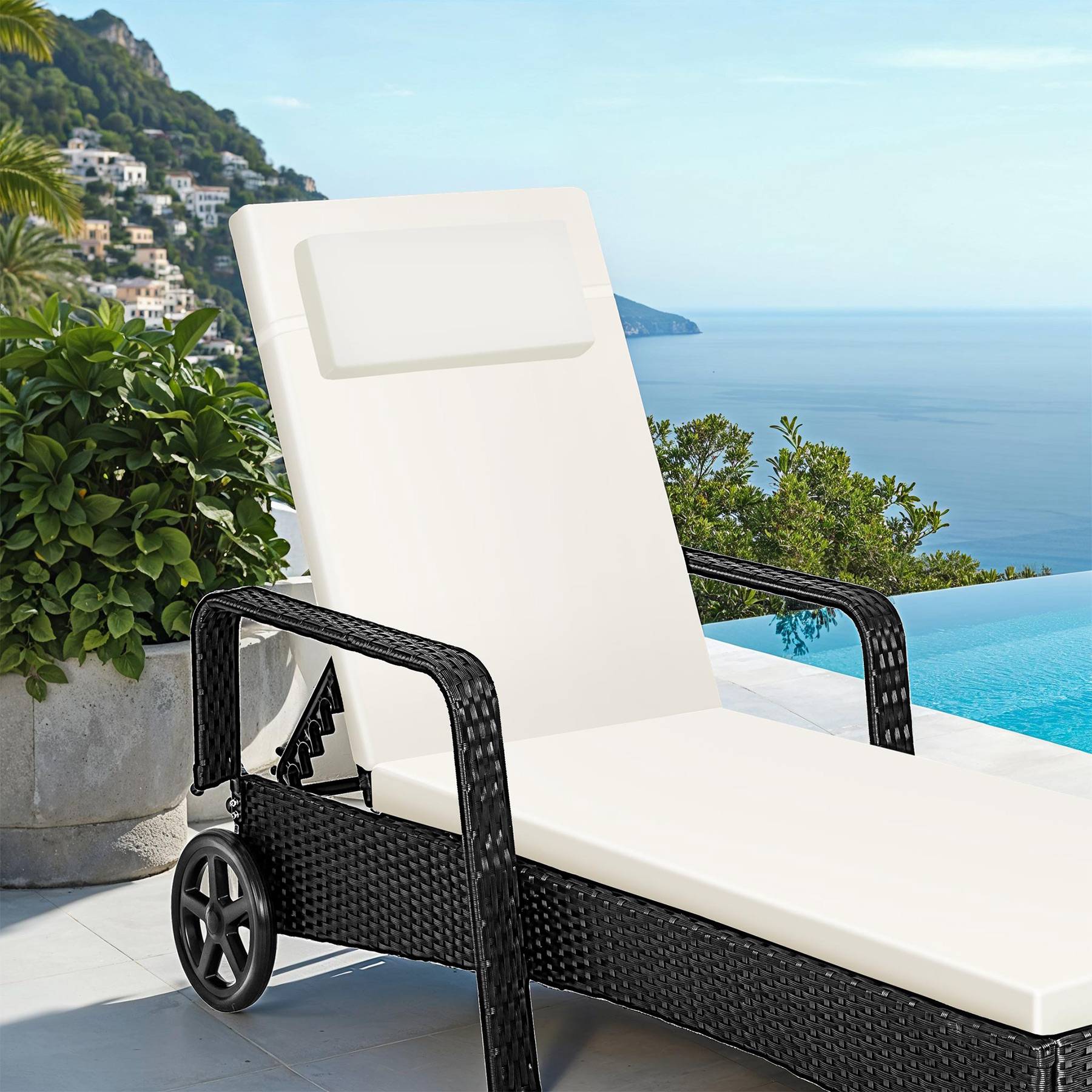 Rattan Sonnenliege