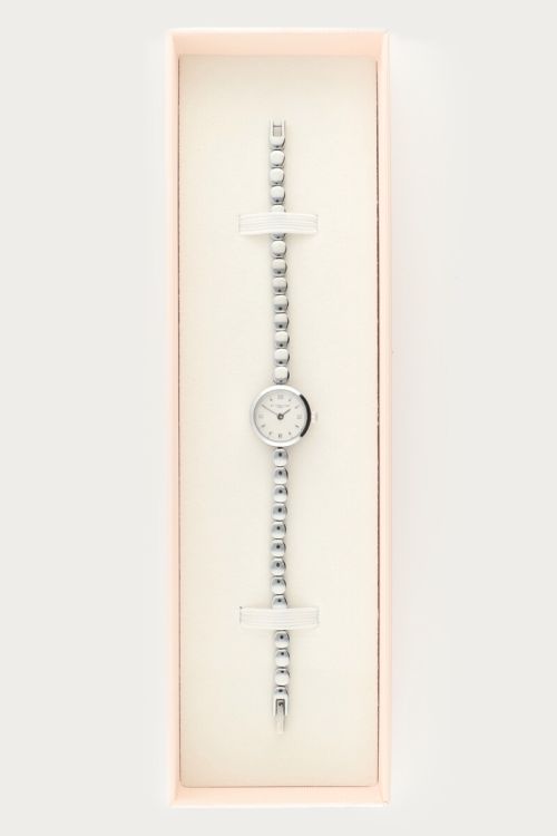 Minimalistische ronde horloge met dots