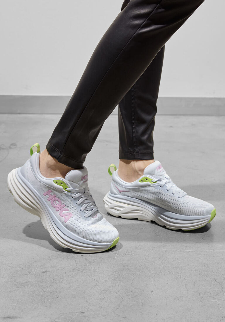 witte hoka lage sneakers bondi 8