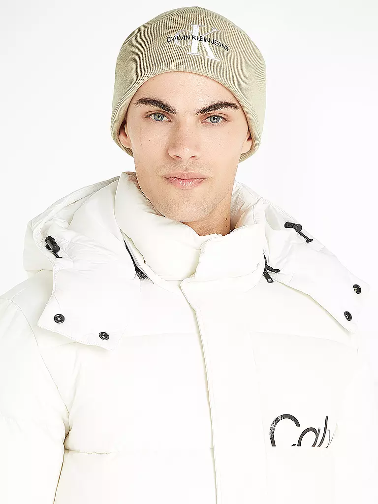 CALVIN KLEIN JEANS Mütze - Haube beige