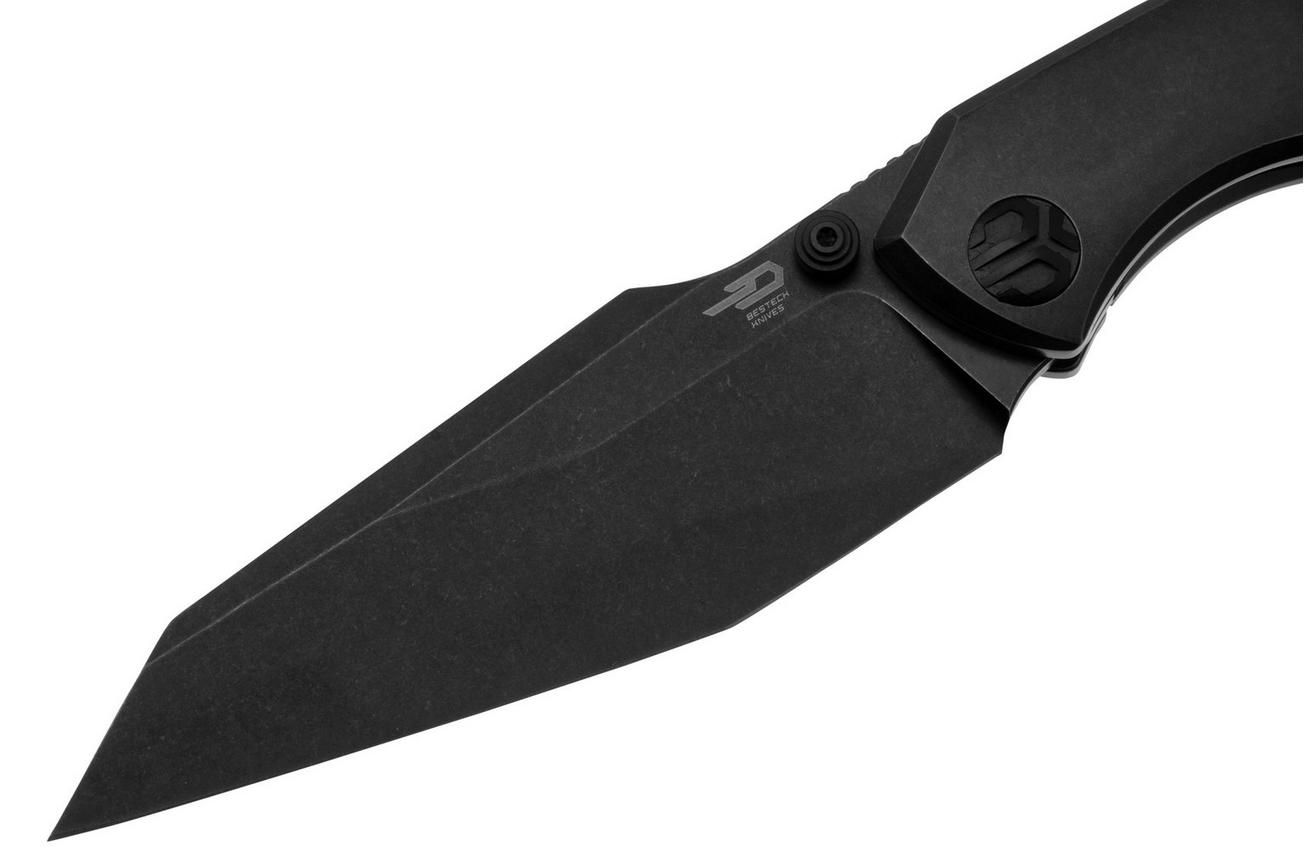 Bestech Clastic BT2407B Black Stonewash CPM-Magnacut, Black Titanium, zakmes