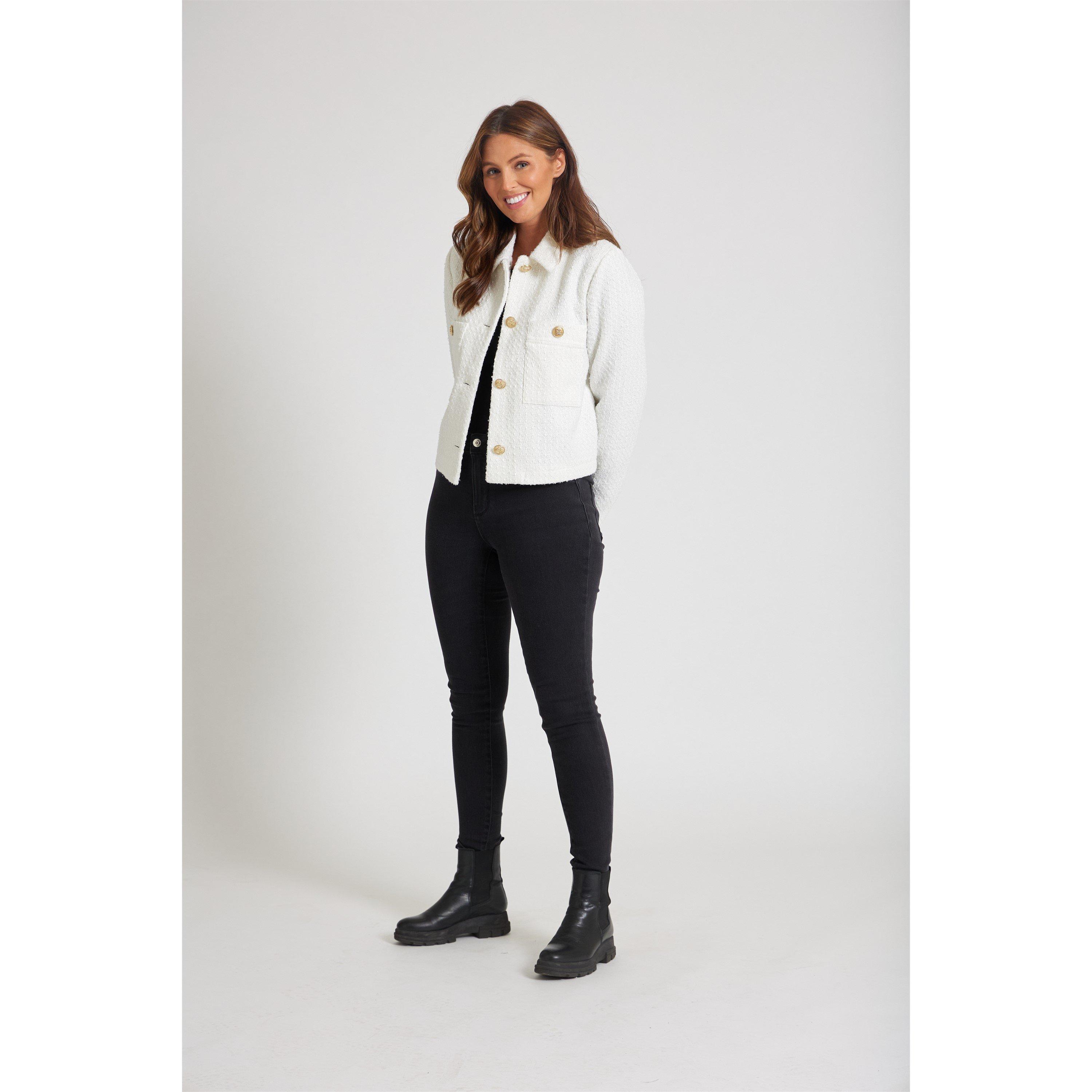 Be You Boucle Boucle Cropped Jacket