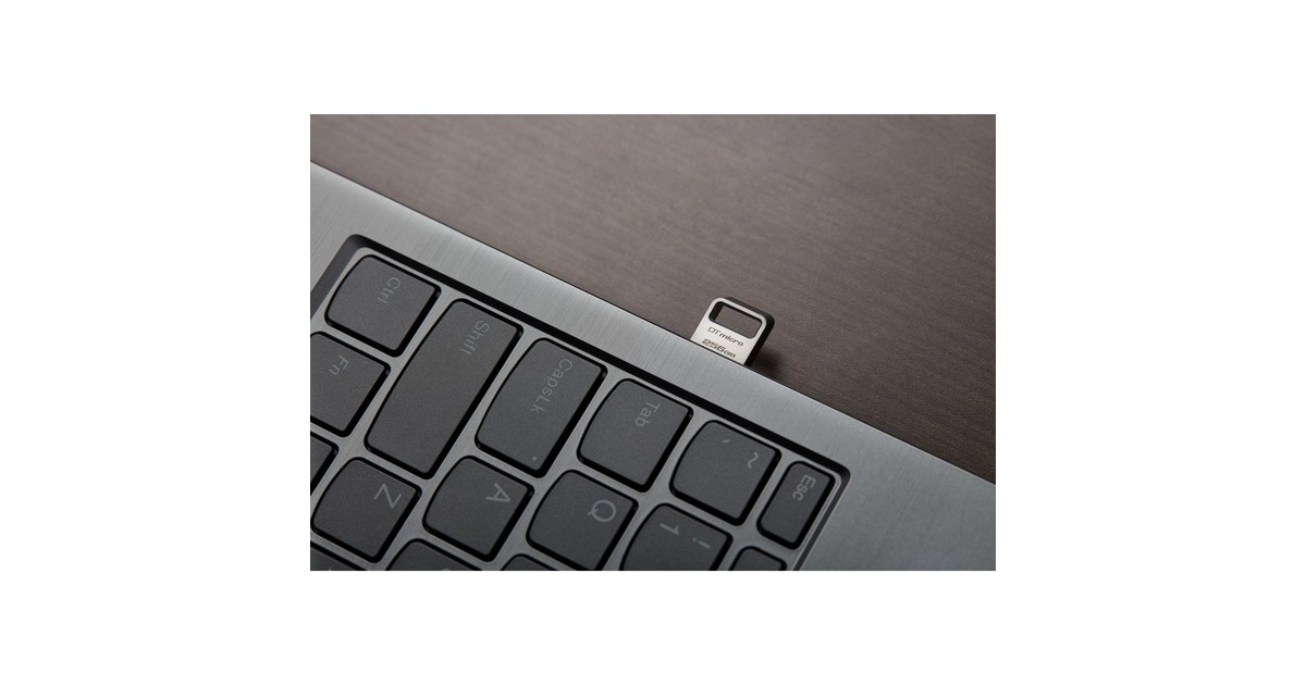 KingstonDataTraveler Micro 256 GB usb-stick  (Zilver, DTMC3G2/256GB, USB 3.2 Gen 1)