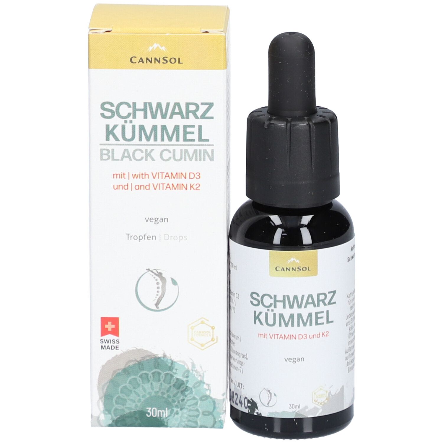 CANNSOL Schwarzkümmel m.Vit.D3+K2