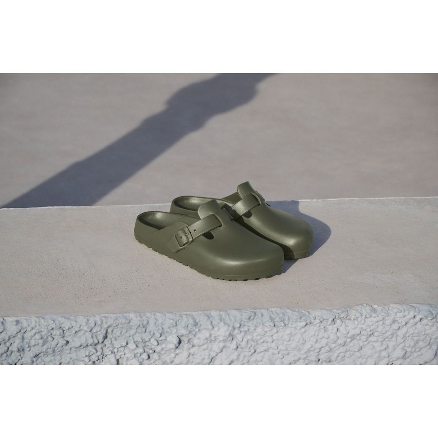 Birkenstock Sandale Boston EVA Narrow Fit - Vert