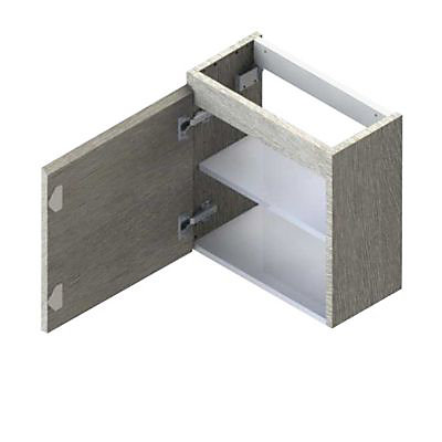 Meuble lave mains chêne clair Calao 45 cm