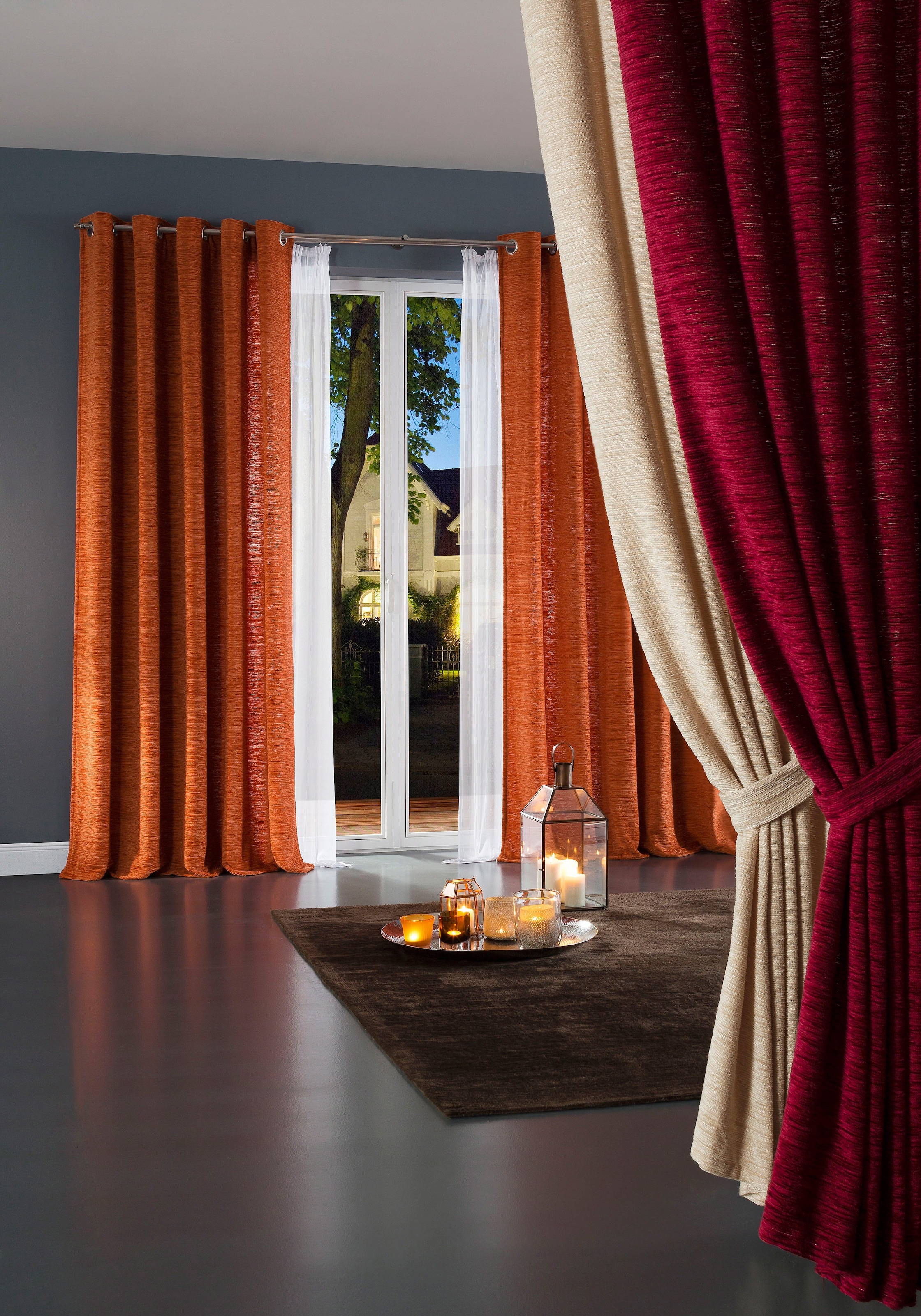 Wirth Raffhalter »Thermo-Chenille 288g/m²« 2-er Set