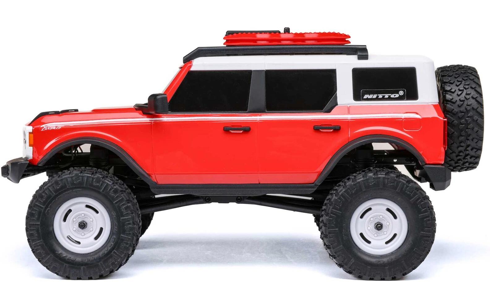 Rock Crawler SCX24 Ford Bronco, Rot RTR, 1:24<br>4 x 4 RTR Brushed Rock Crawler