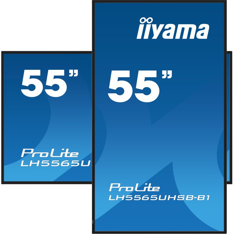 iiyama LH5565UHSB-B1 Écran d'affichage dynamique En forme de kiosk 138,7 cm (54.6