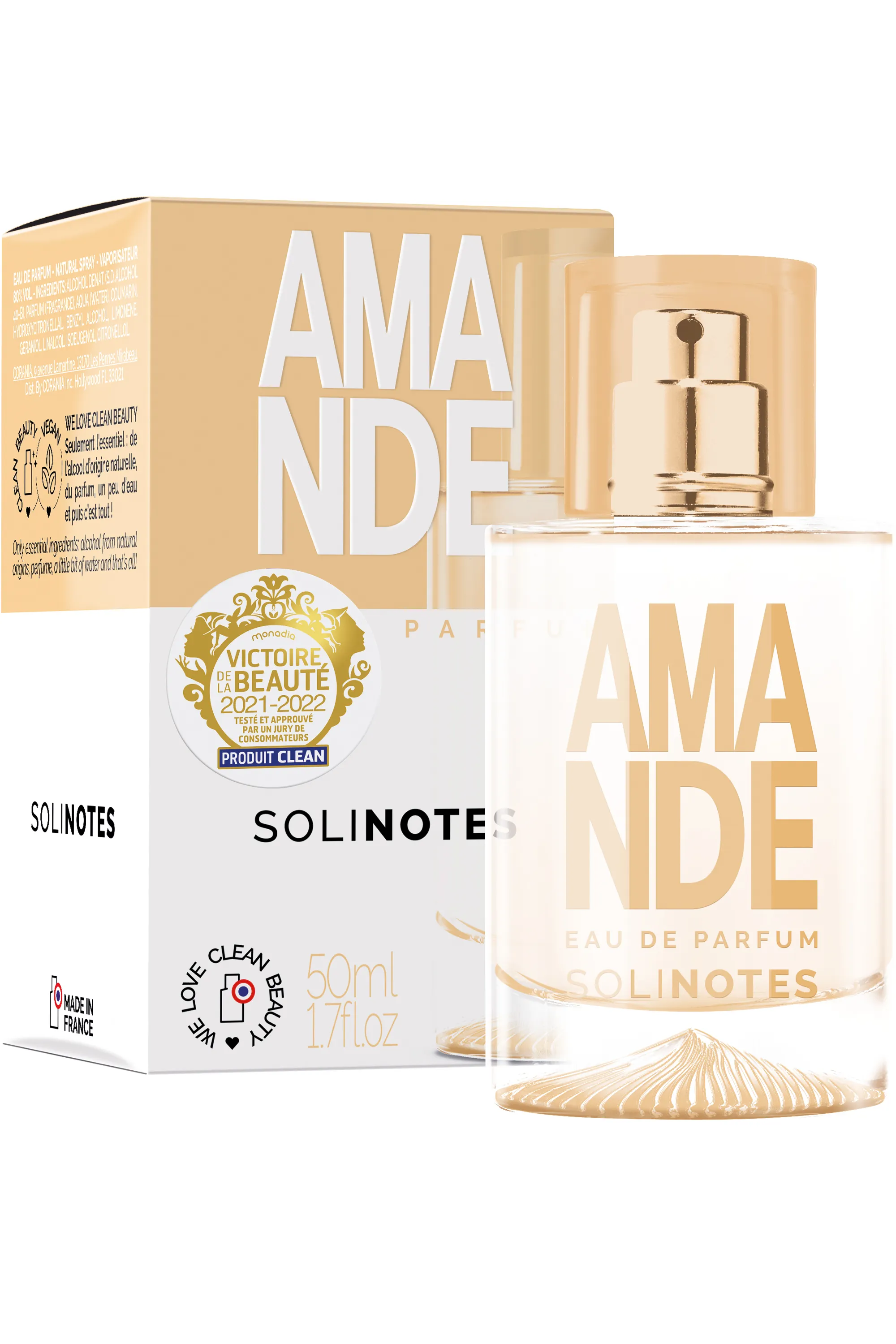 Solinotes Amande Eau de parfum-50 ml