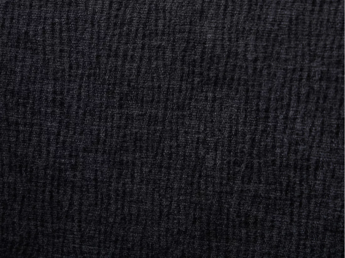 Chaise de bureau - Tissu texturé - Noir - Hauteur réglable - MATOMI