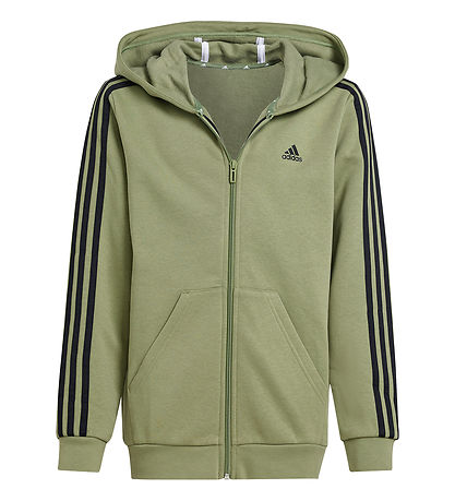 adidas Performance Cardigan - U 3S FL FZ -  Grøn/Sort