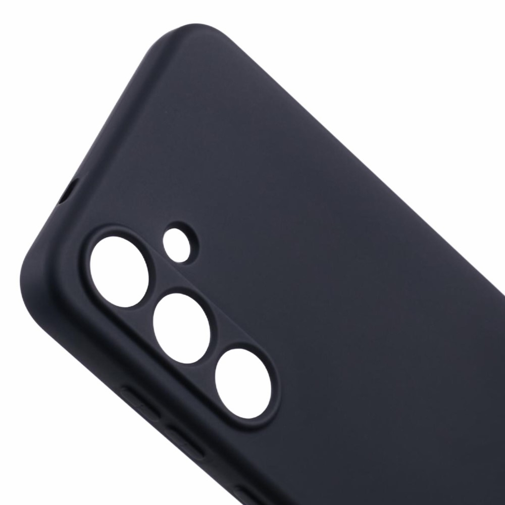 Samsung Galaxy S25  Plus Gummi Case Hülle mit Kameraschutz - Schwarz (Matt)