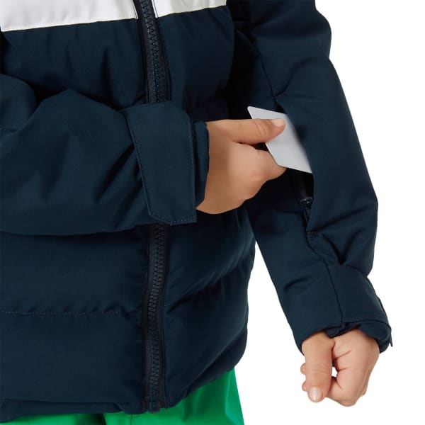 Veste de ski HELLY HANSEN K VERTICAL INS JACKET NAVY