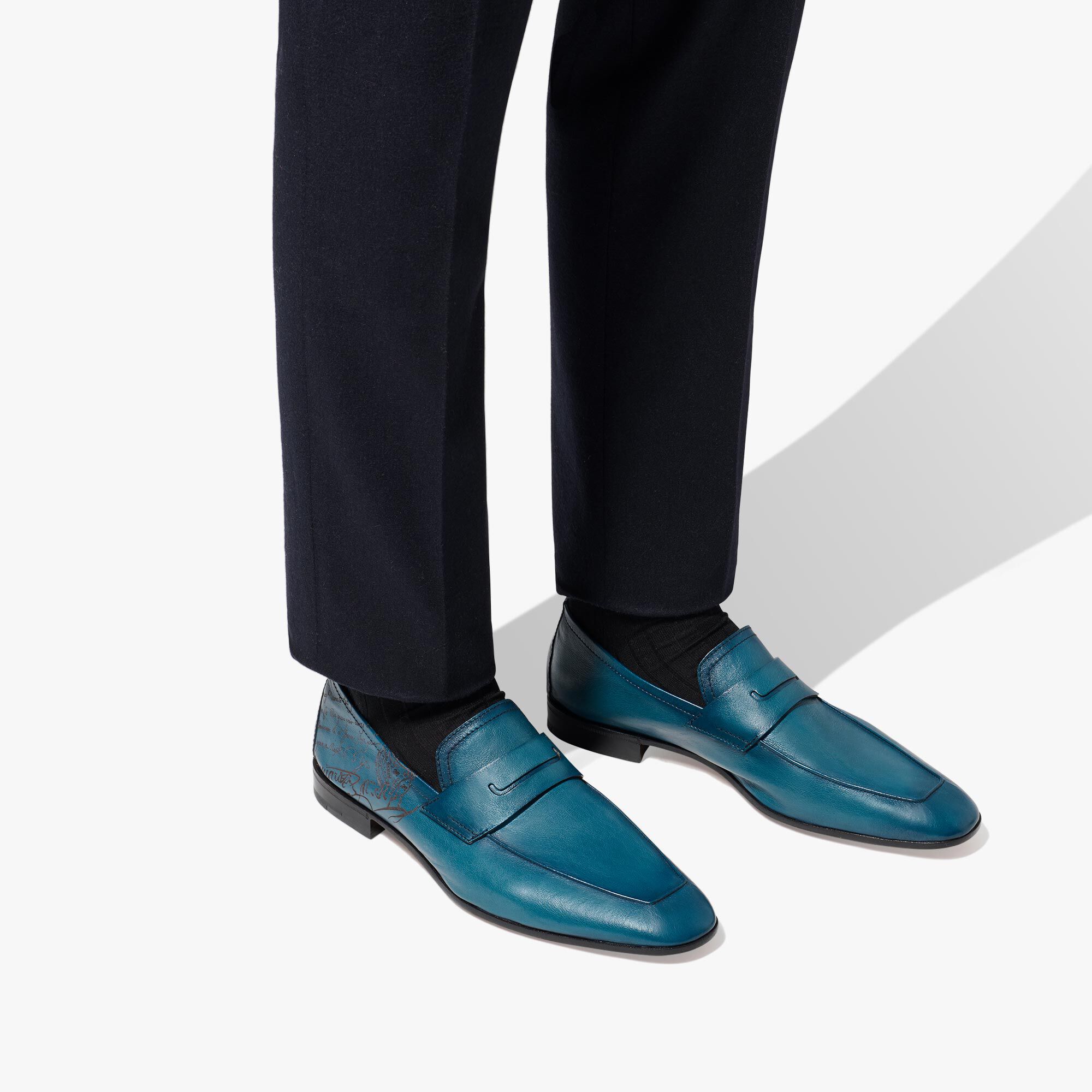 Mocassin Lorenzo En Cuir De Kangourou Scritto