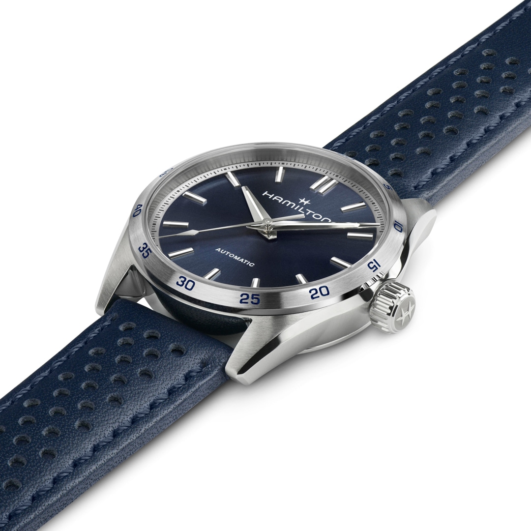 Hamilton Jazzmaster Performer Auto Blau 38mm
