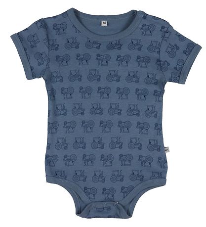 Pippi Baby Bodyer k/æ - 4-pak - Blåe Mirage