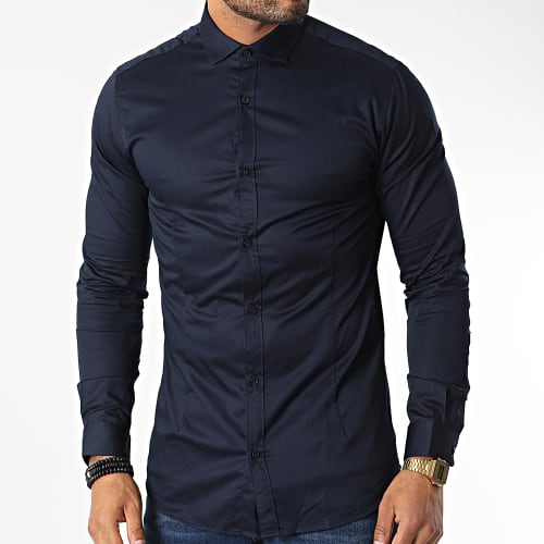 Chemise Manches Longues Parma Bleu Marine