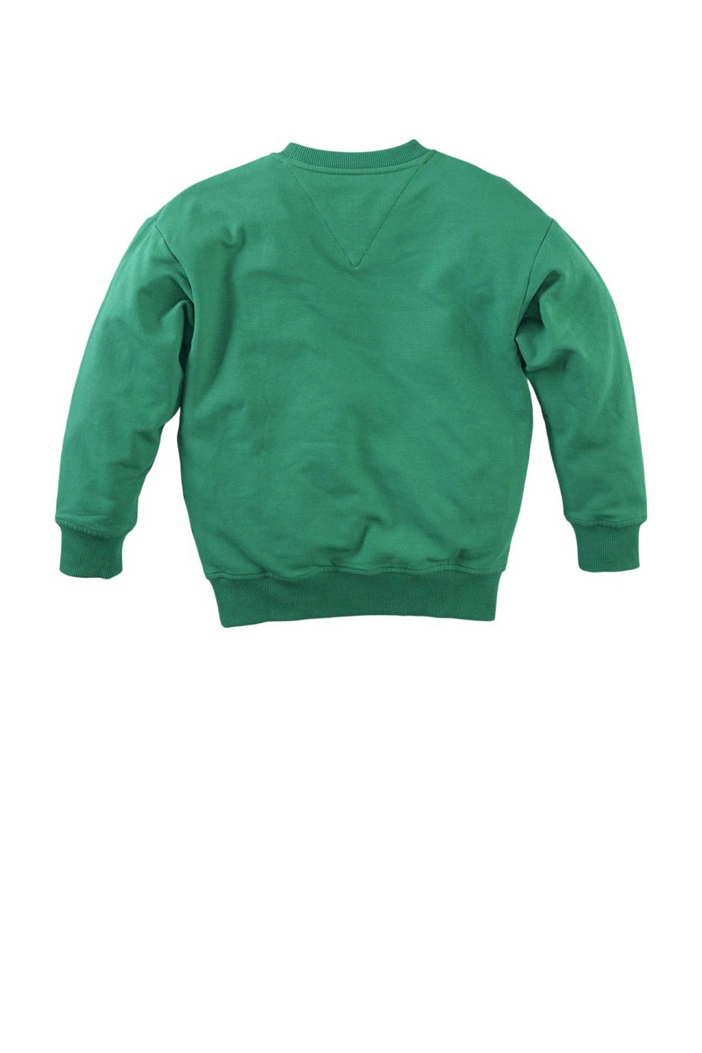 Z8 sweater Jay met tekstopdruk groen