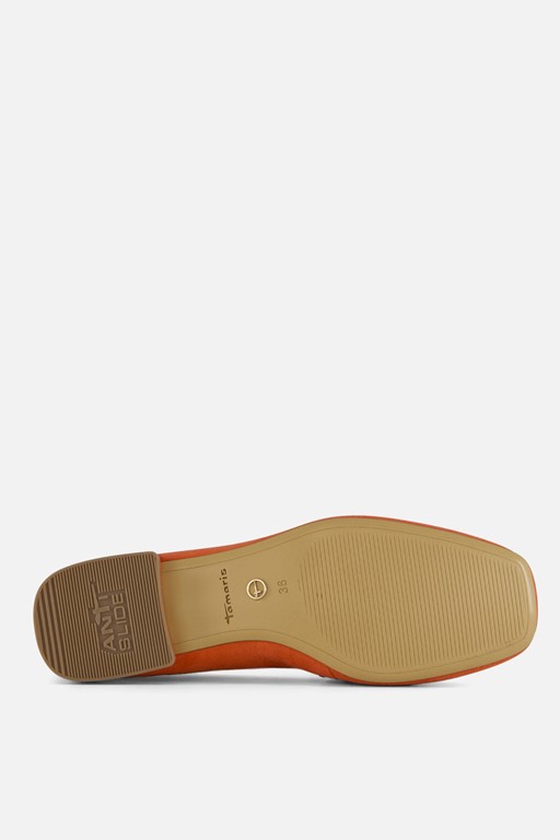 Tamaris Instappers oranje Leer