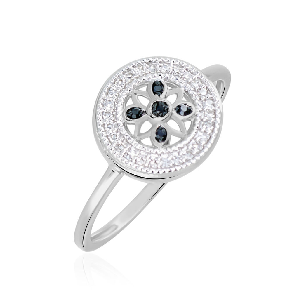 Bague Elfidiane Or Blanc Diamant