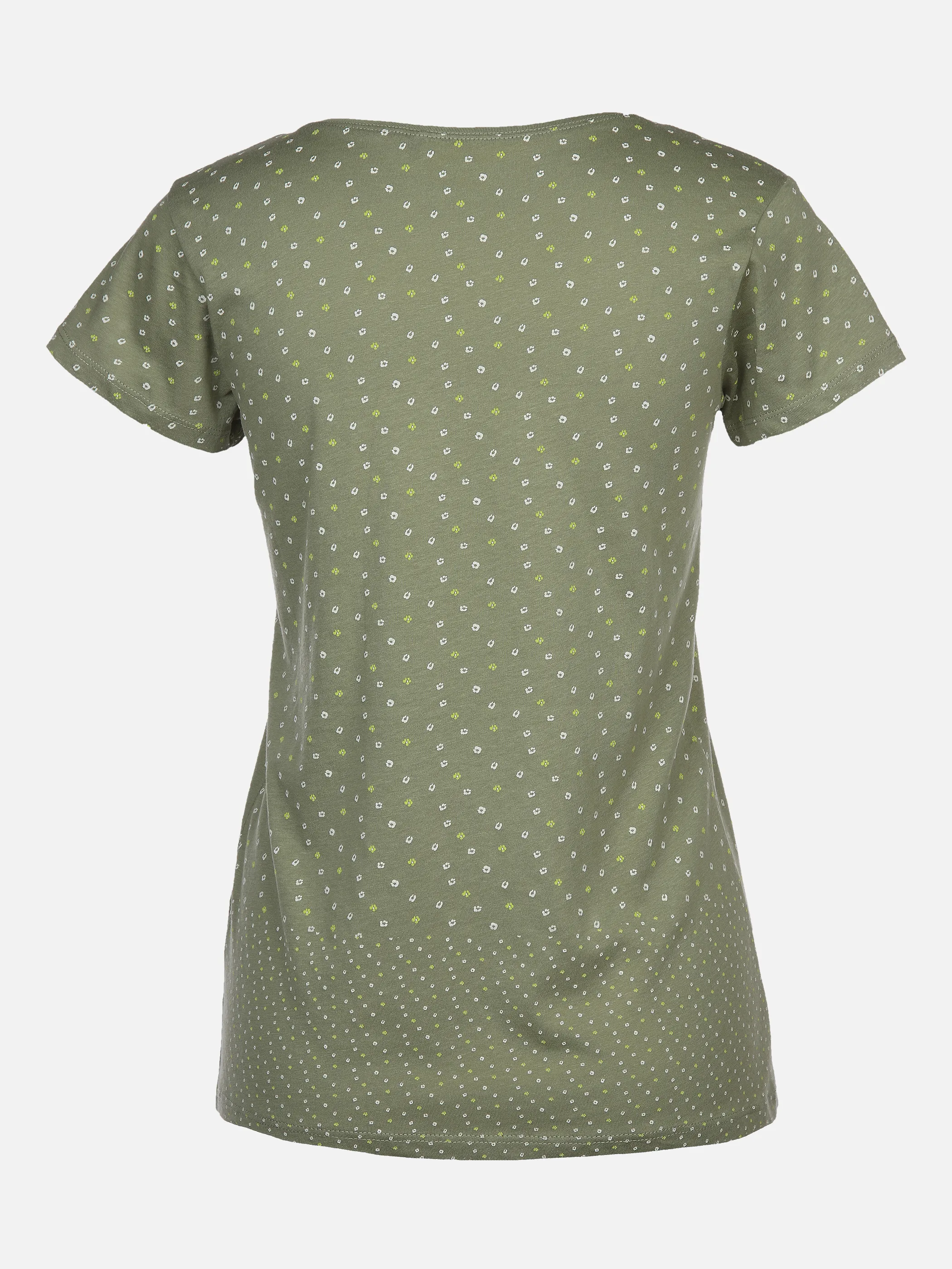 Damen T-Shirt im 2er Pack mit Print und unifarben
