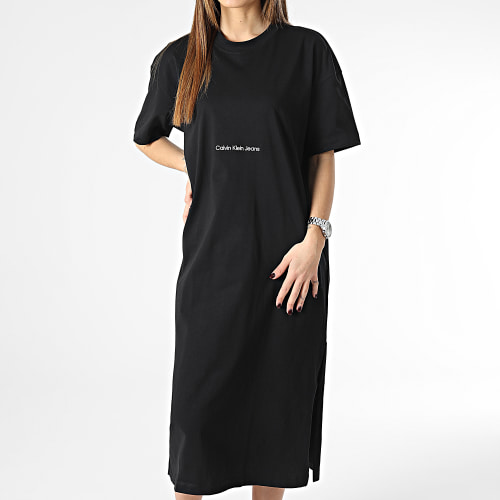 Robe Tee Shirt Femme 0742 Noir