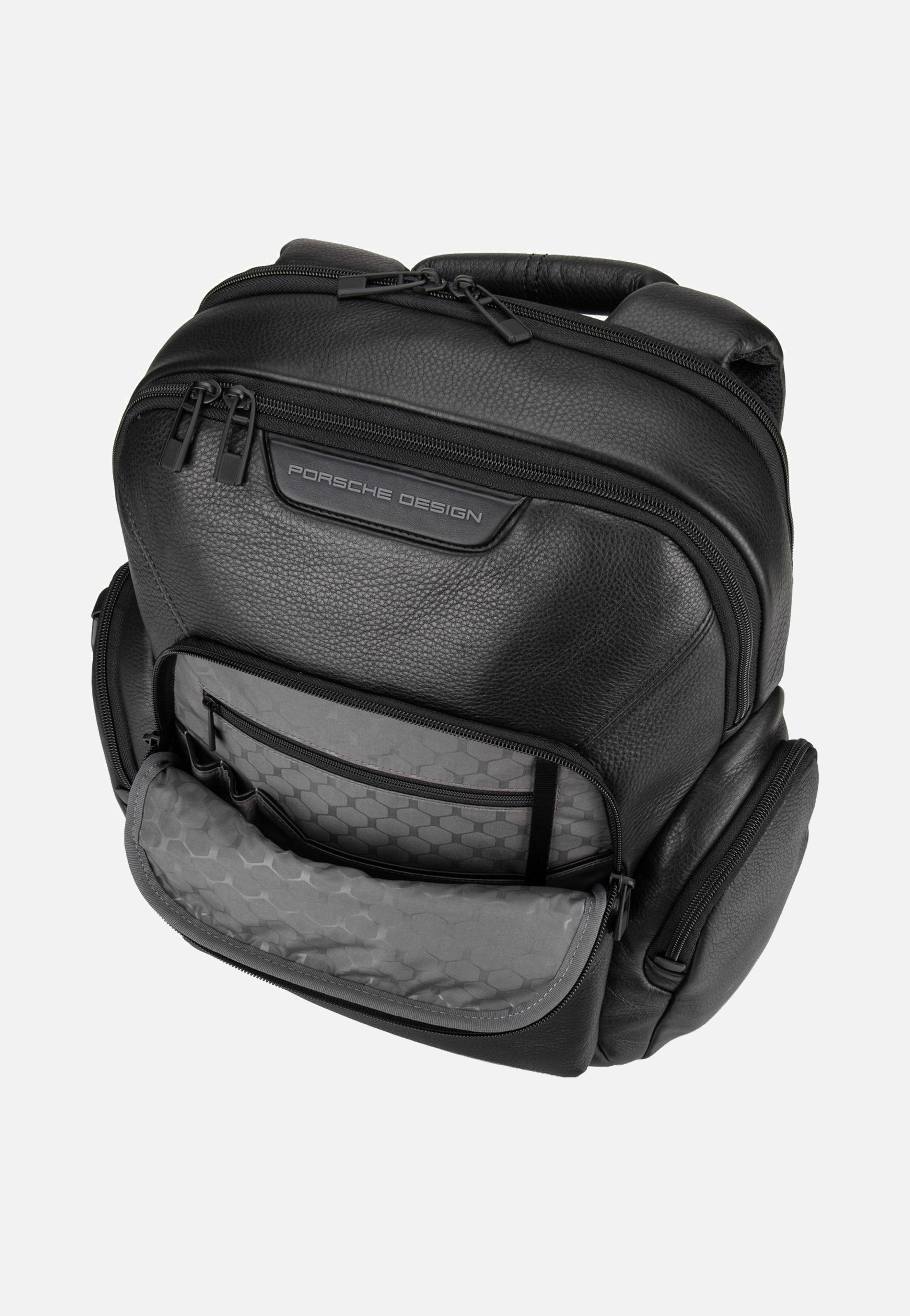 Roadster Leather Evo Backpack Black - Rucksack