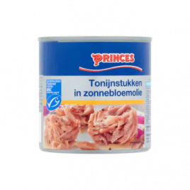 Princes Tonijnstukken in zonnebloemolie MSC groot