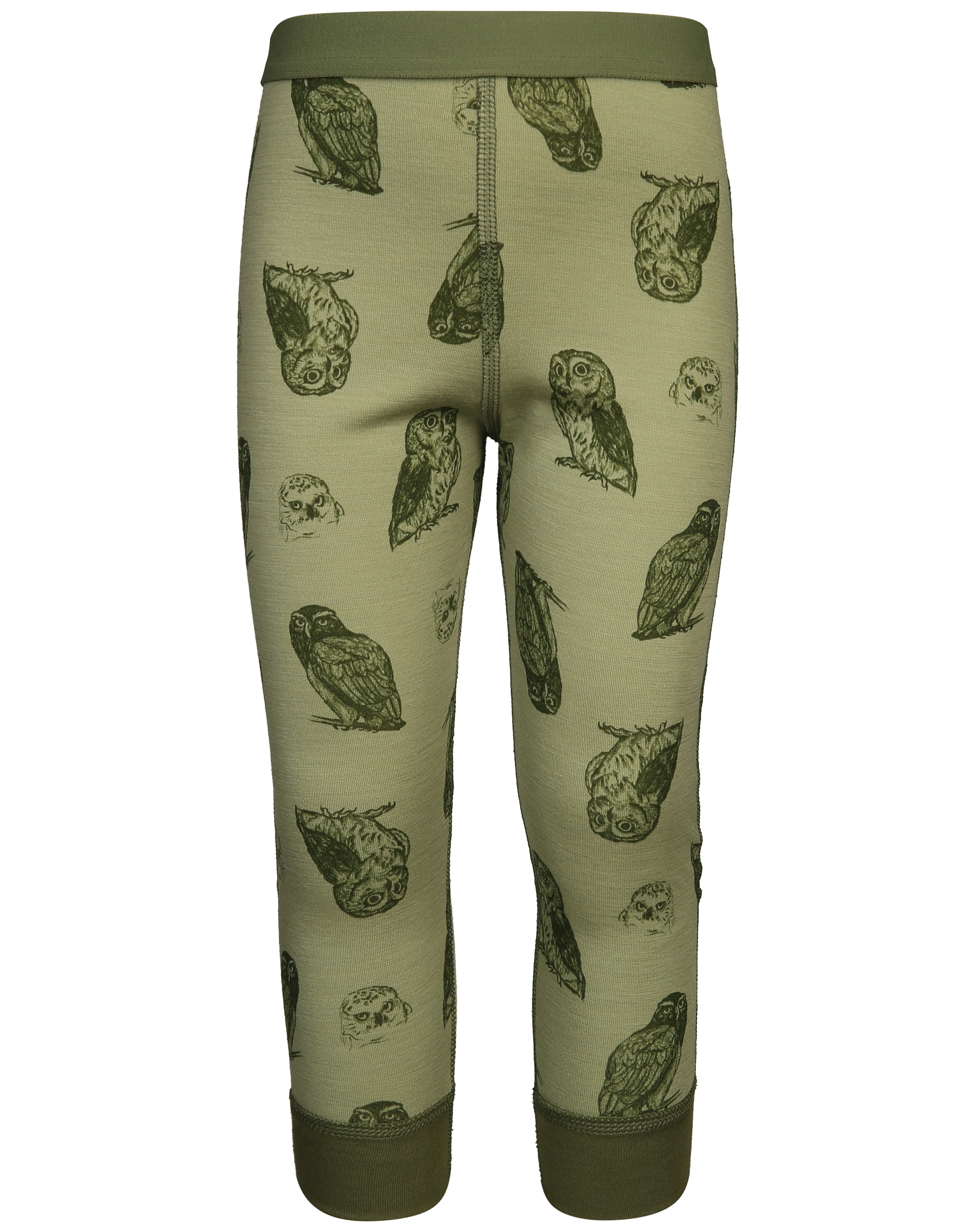 Leggings 43 - OWL mit Wolle in sage