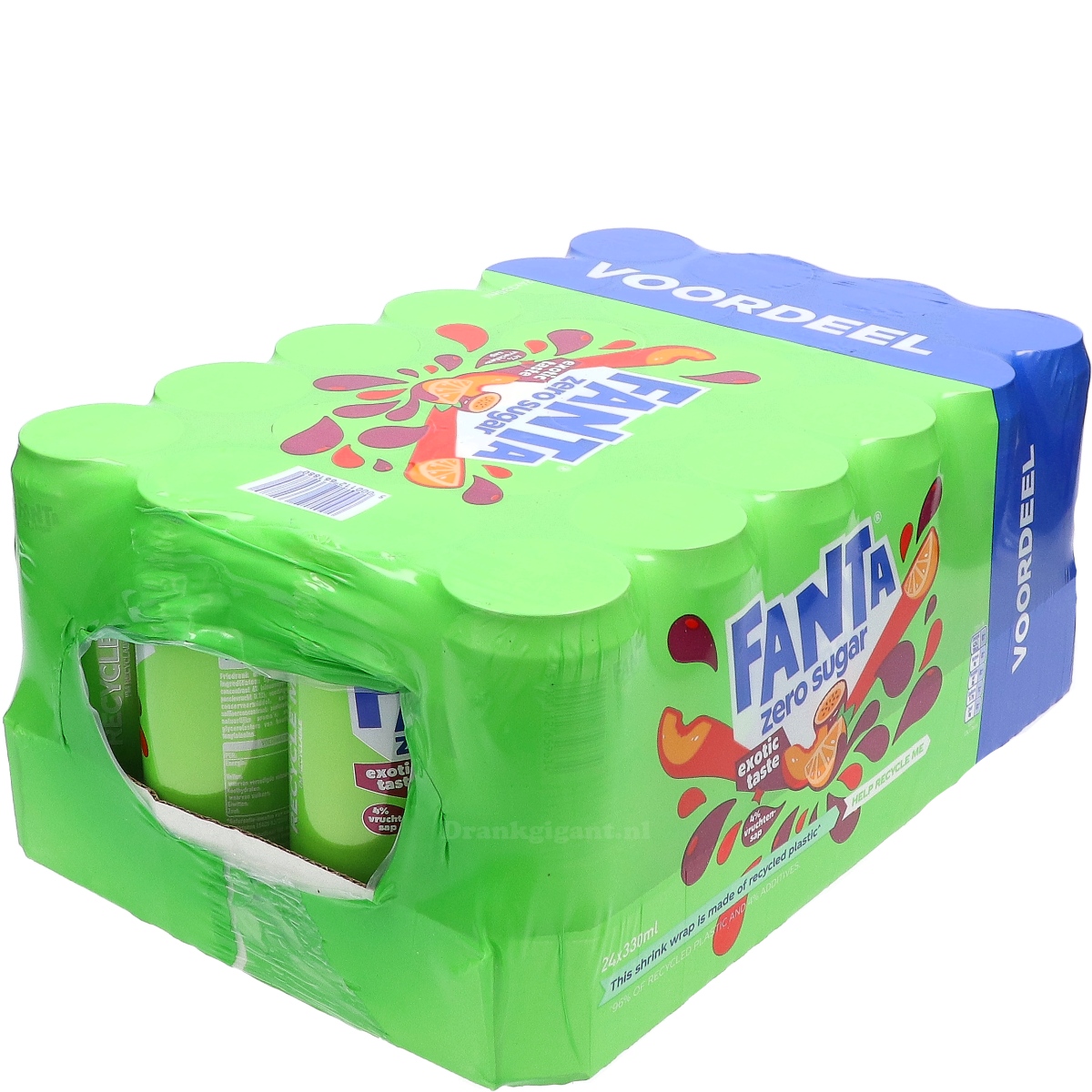 Fanta Exotic Sugar Free 24x33cl (Tray) 792 cl