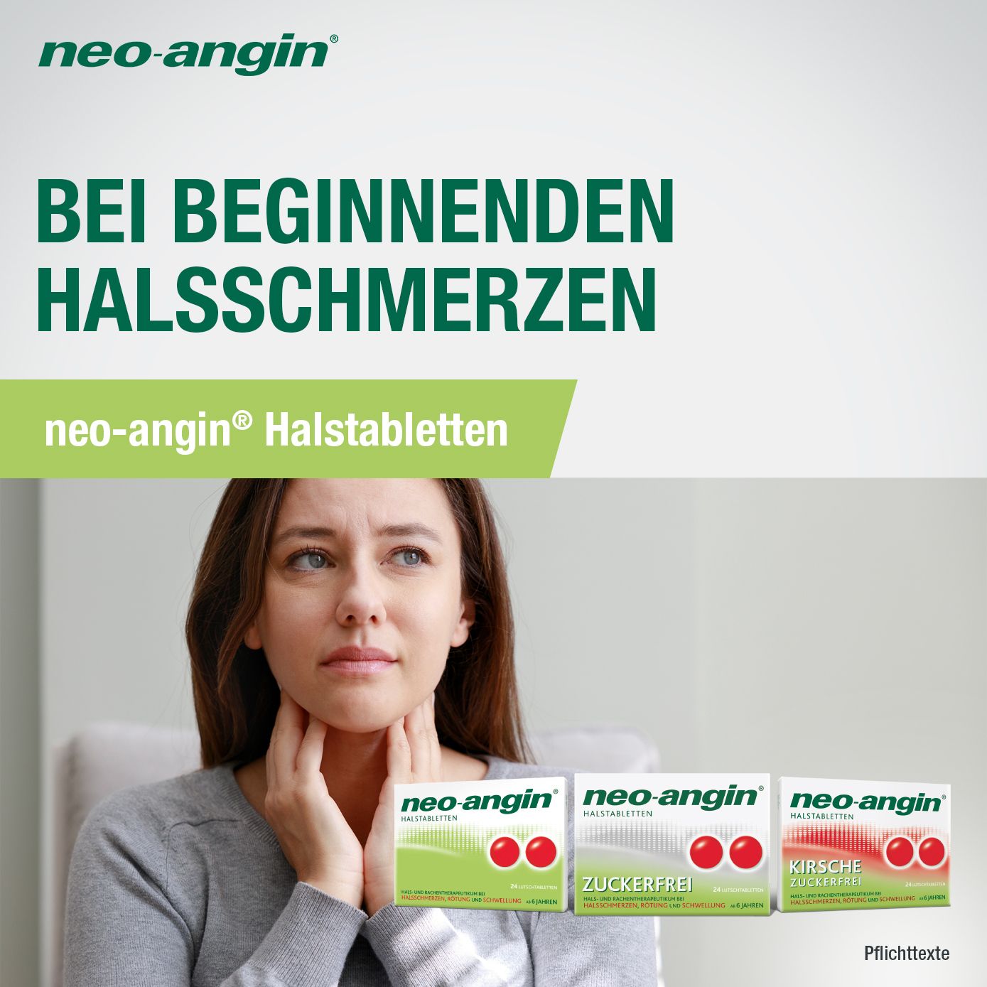 neo-angin Halstabletten - bei Halsschmerzen & Halsentzündungen - zuckerfrei