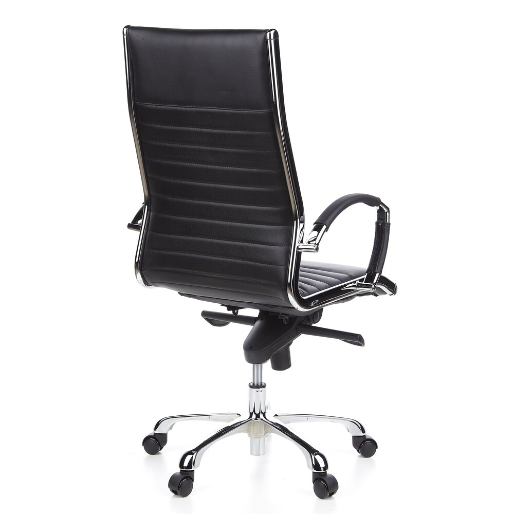 Profi Chefsessel PARMA 20 Leder mit Armlehnen hjh OFFICE